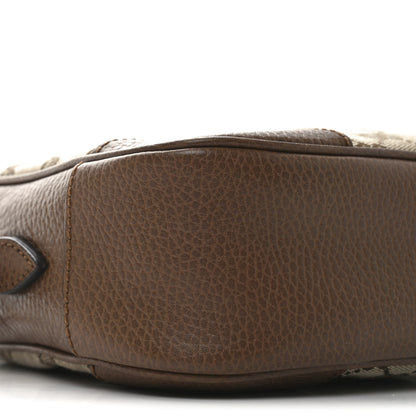 Gucci Monogram Mini Bree Messenger Bag Beige Tabacco 8 of 9