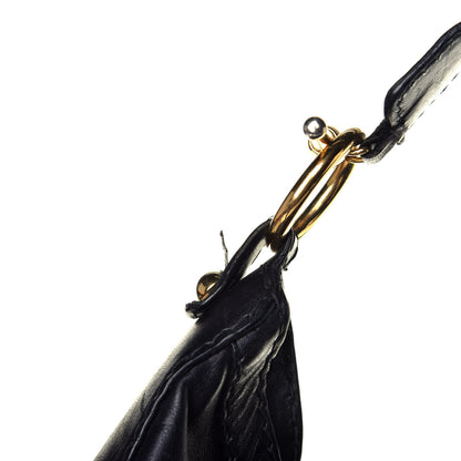 Gucci Calfskin Large Jockey Hobo Black 10 of 10