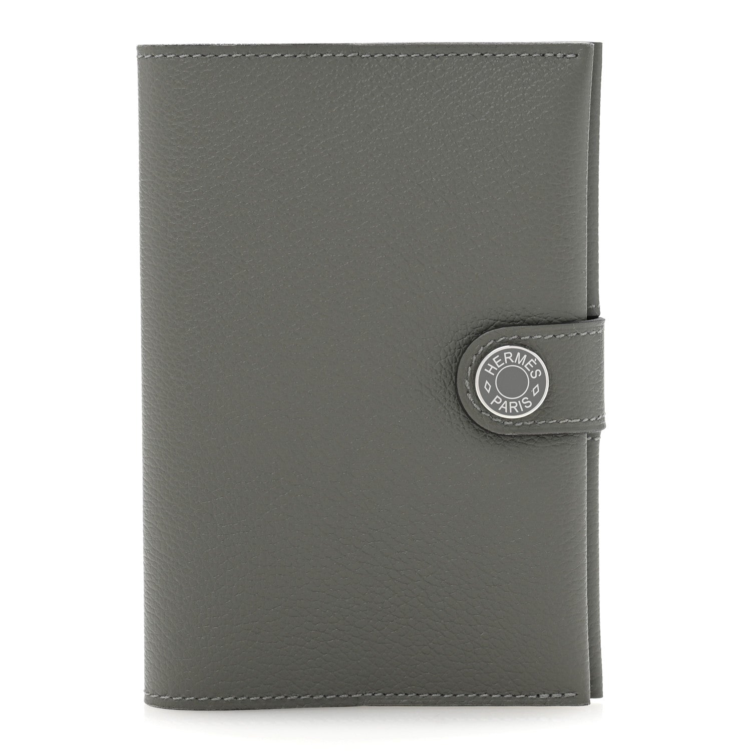 Hermes Evercolor R.M.S Passport Holder Gris Meyer 1 of 10