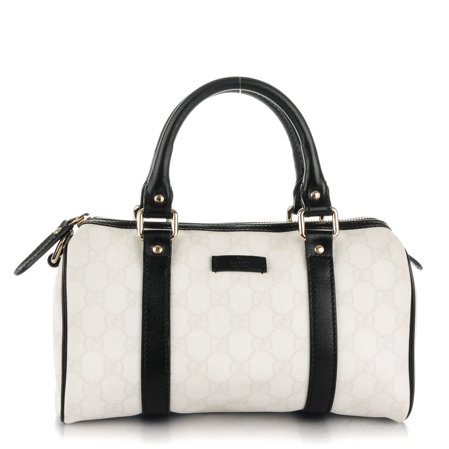 GG Plus Monogram Small Joy Boston White Black