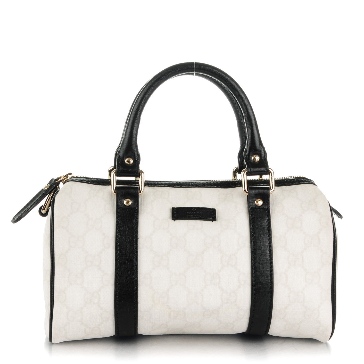 Gucci GG Plus Monogram Small Joy Boston White Black 1 of 8