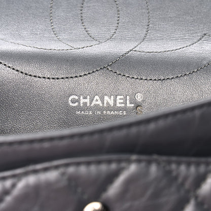 Chanel Metallic Aged Calfskin Quilted 2.55 Reissue 227 Flap Silver 6 of 12