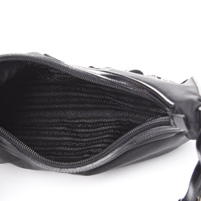 Prada Tessuto Nylon Vela Raso Bear Hobo Black 4 of 10