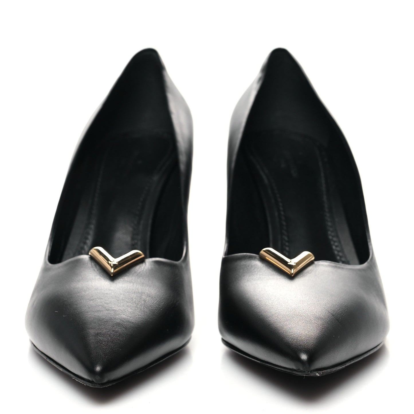 Calfskin Heartbreaker Pumps 41 Black