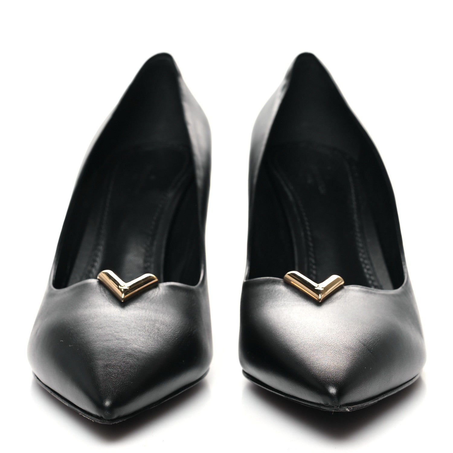 Louis Vuitton Calfskin Heartbreaker Pumps 41 Black 2 of 8