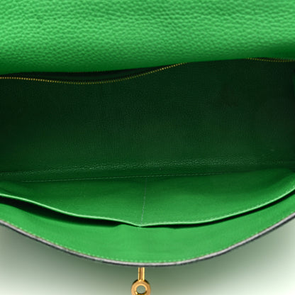 Hermes Togo Kelly Retourne 32 Bambou 5 of 10