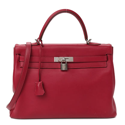 Hermes Swift Kelly Retourne 35 Rubis 1 of 20