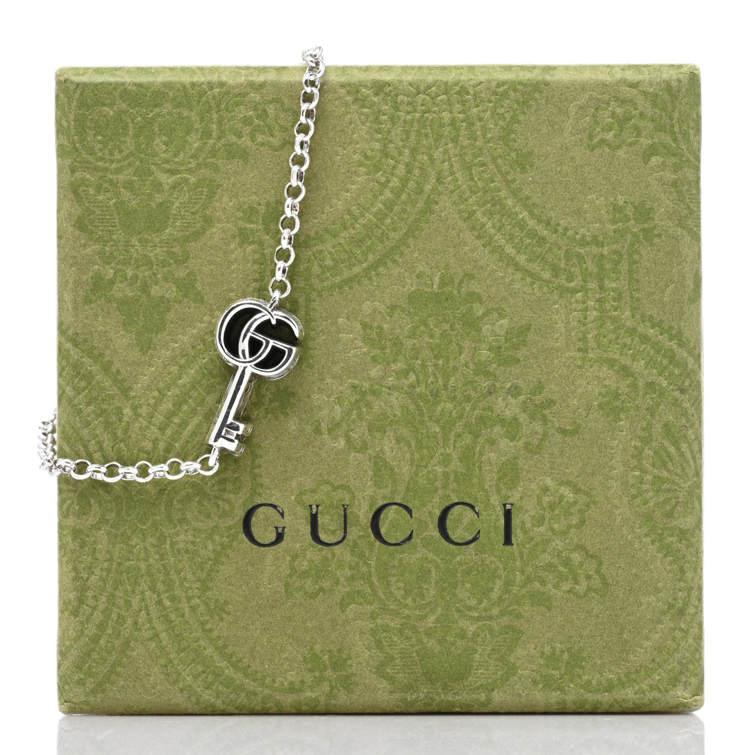 Gucci Sterling Silver Double G Key Bracelet 4 of 4