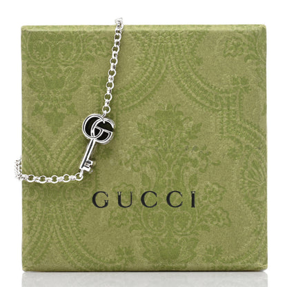 Gucci Sterling Silver Double G Key Bracelet 4 of 4