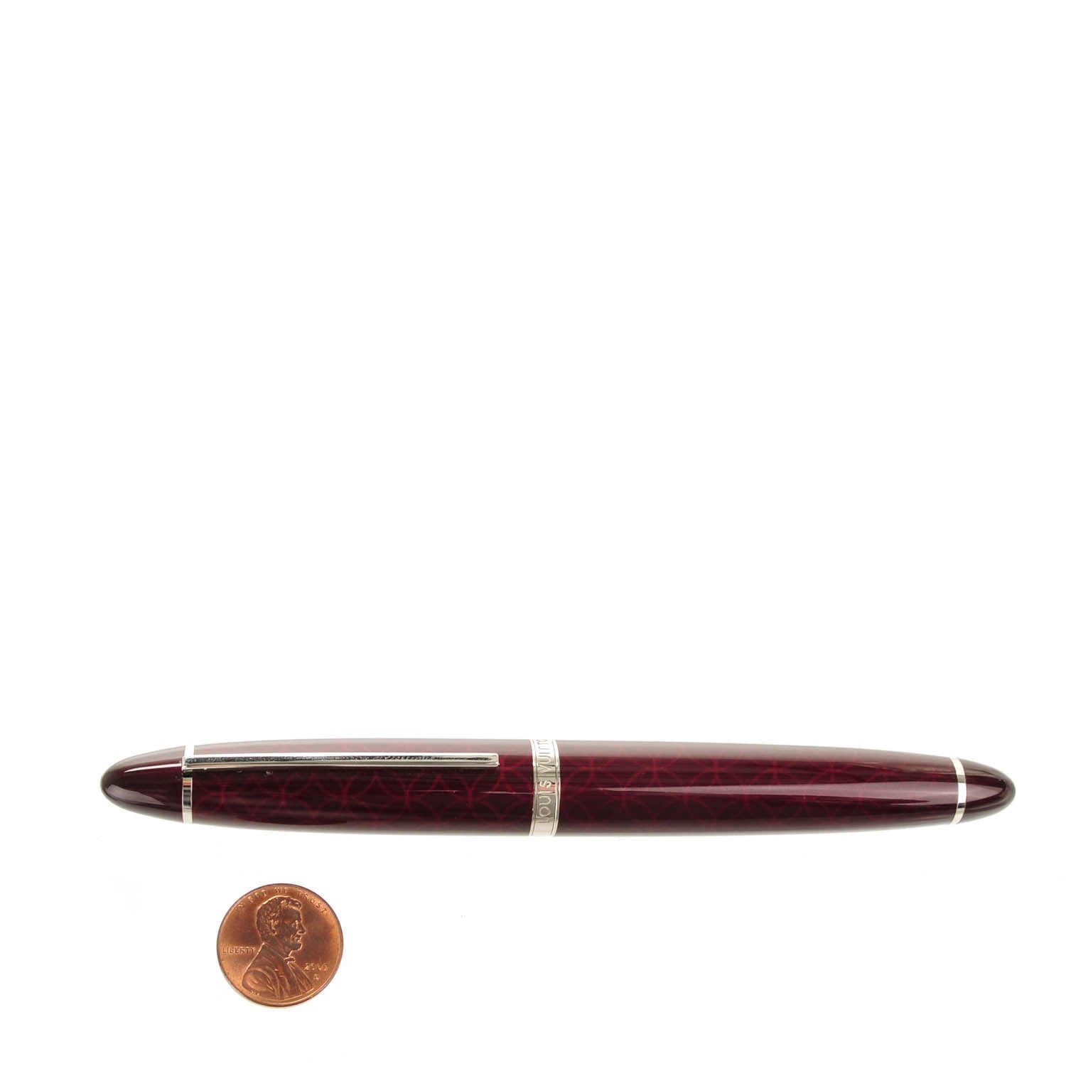 Louis Vuitton Lacquer Carte Du Tendre Fountain Pen 3 of 5