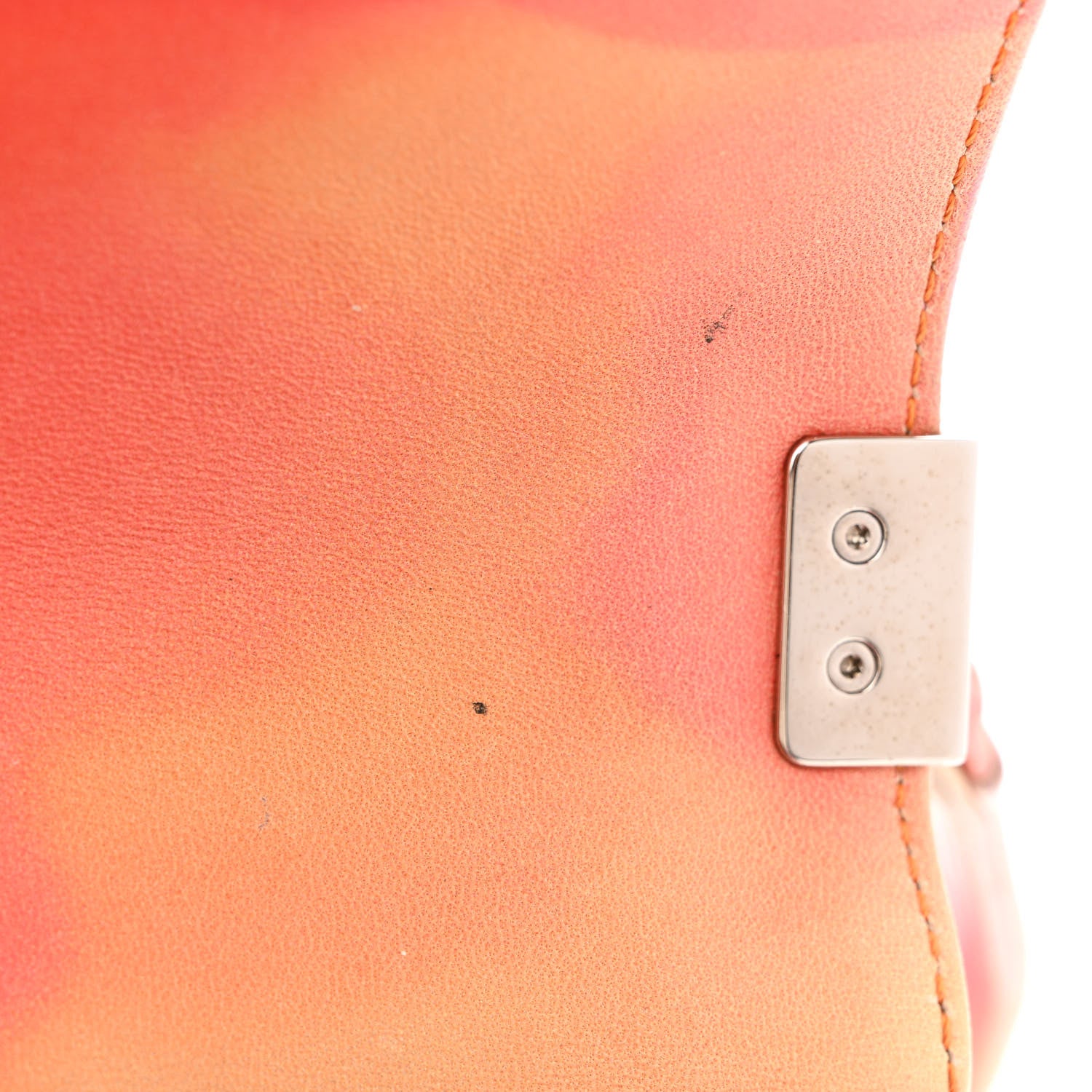 Chanel Printed Lambskin Quilted Medium Flower Power Boy Flap 7 of 15