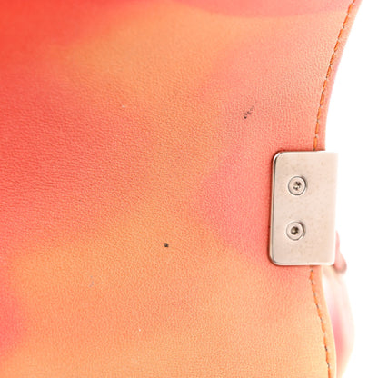 Chanel Printed Lambskin Quilted Medium Flower Power Boy Flap 7 of 15