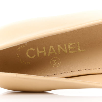 Chanel Lambskin Pearl CC Loafers 38.5 Black 7 of 12