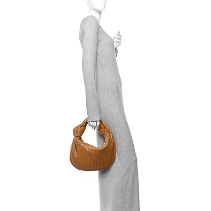 Bottega Veneta Nappa Intrecciato Teen Jodie Hobo Caramel 2 of 10