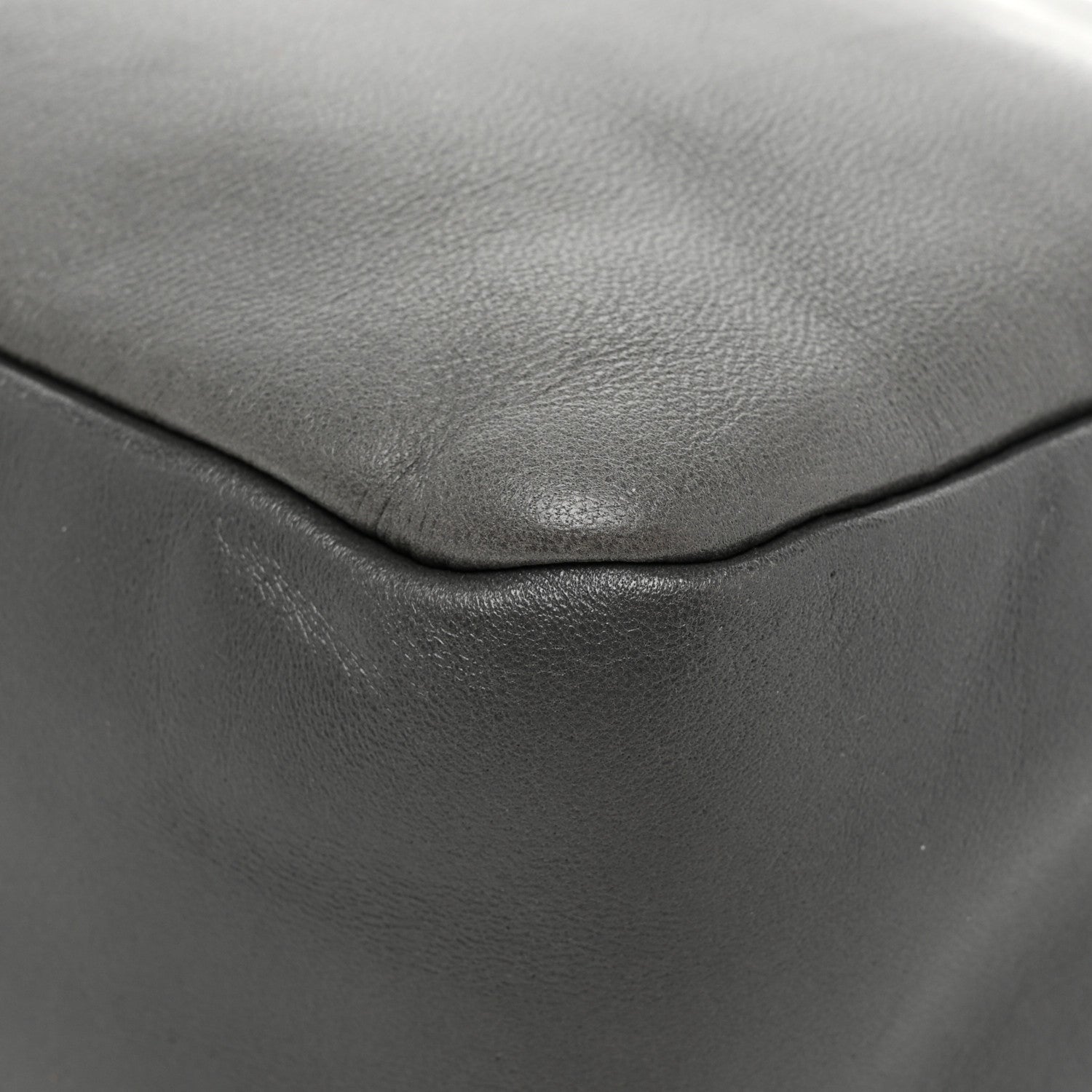 Chanel Lambskin Studded CC East West Flap Grey 12 of 13