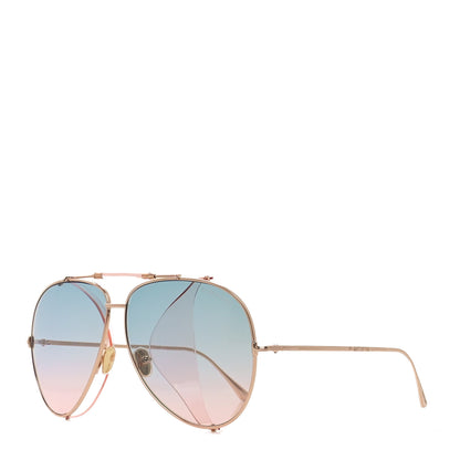 Tom Ford Metal Jack 02 TF900 Sunglasses Rose Gold 1 of 8