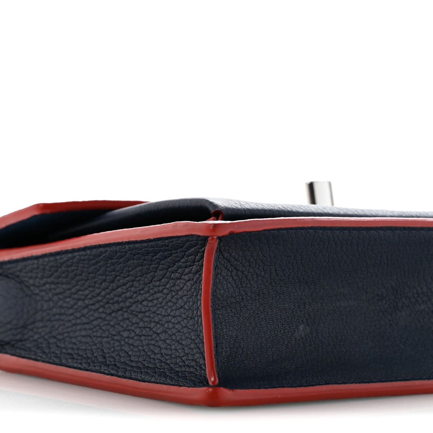Soft Calfskin My Lockme Chain Pochette Marine Rouge