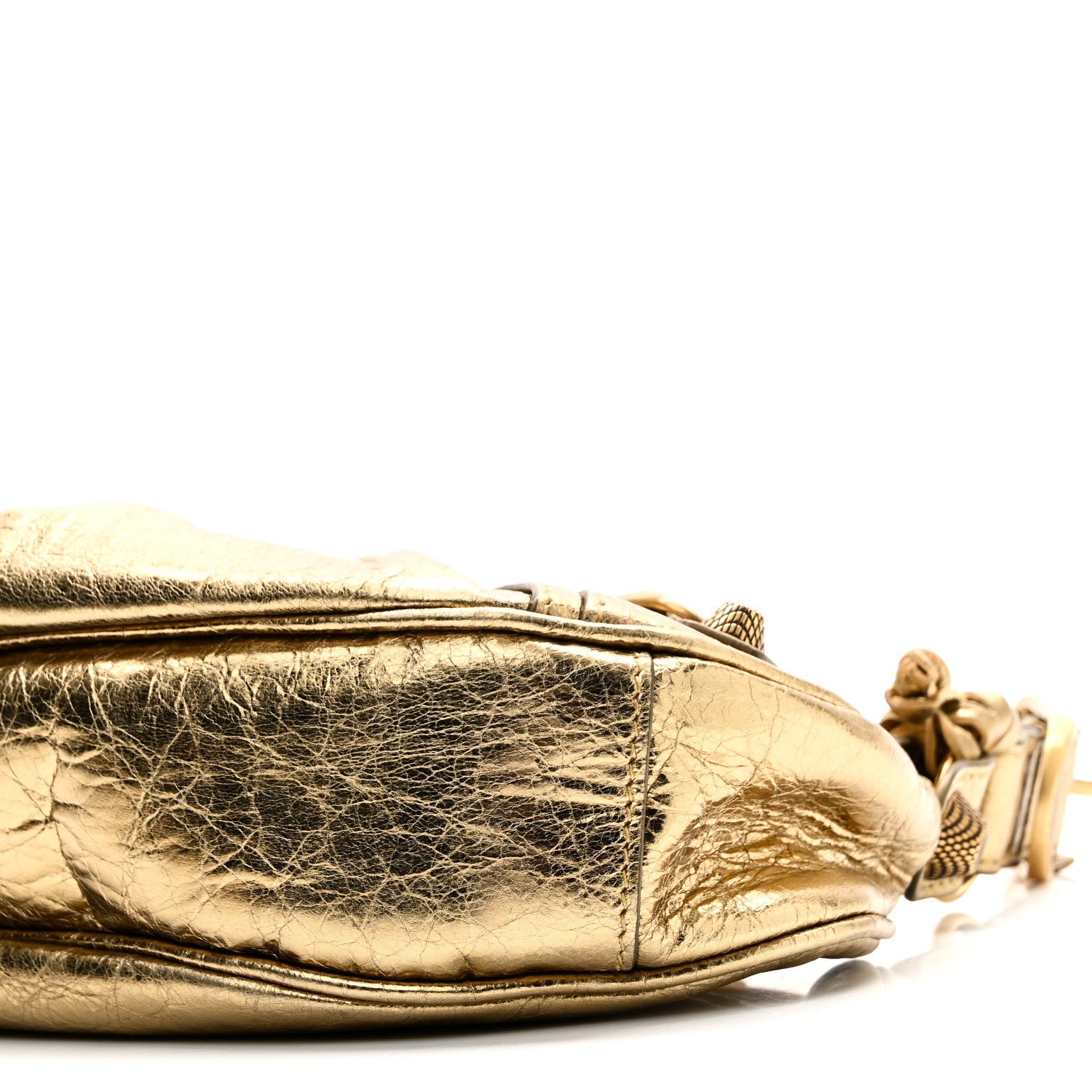 Balenciaga Metallic Agneau Arena Le Cagole Shoulder Bag XS Gold 11 of 11