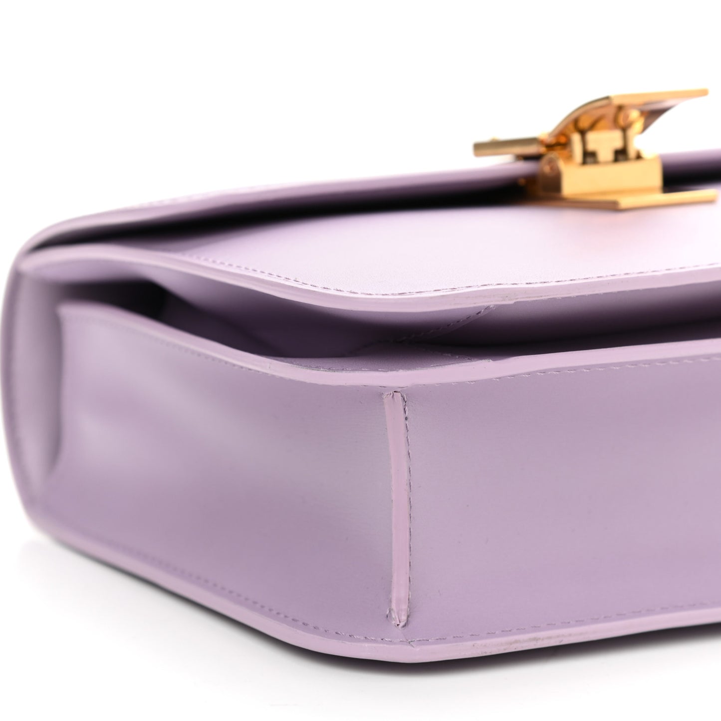Box Calfskin Teen Classic Box Flap Bag Lilas