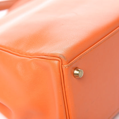 Hermes Swift Kelly Retourne 32 Orange 35 of 38
