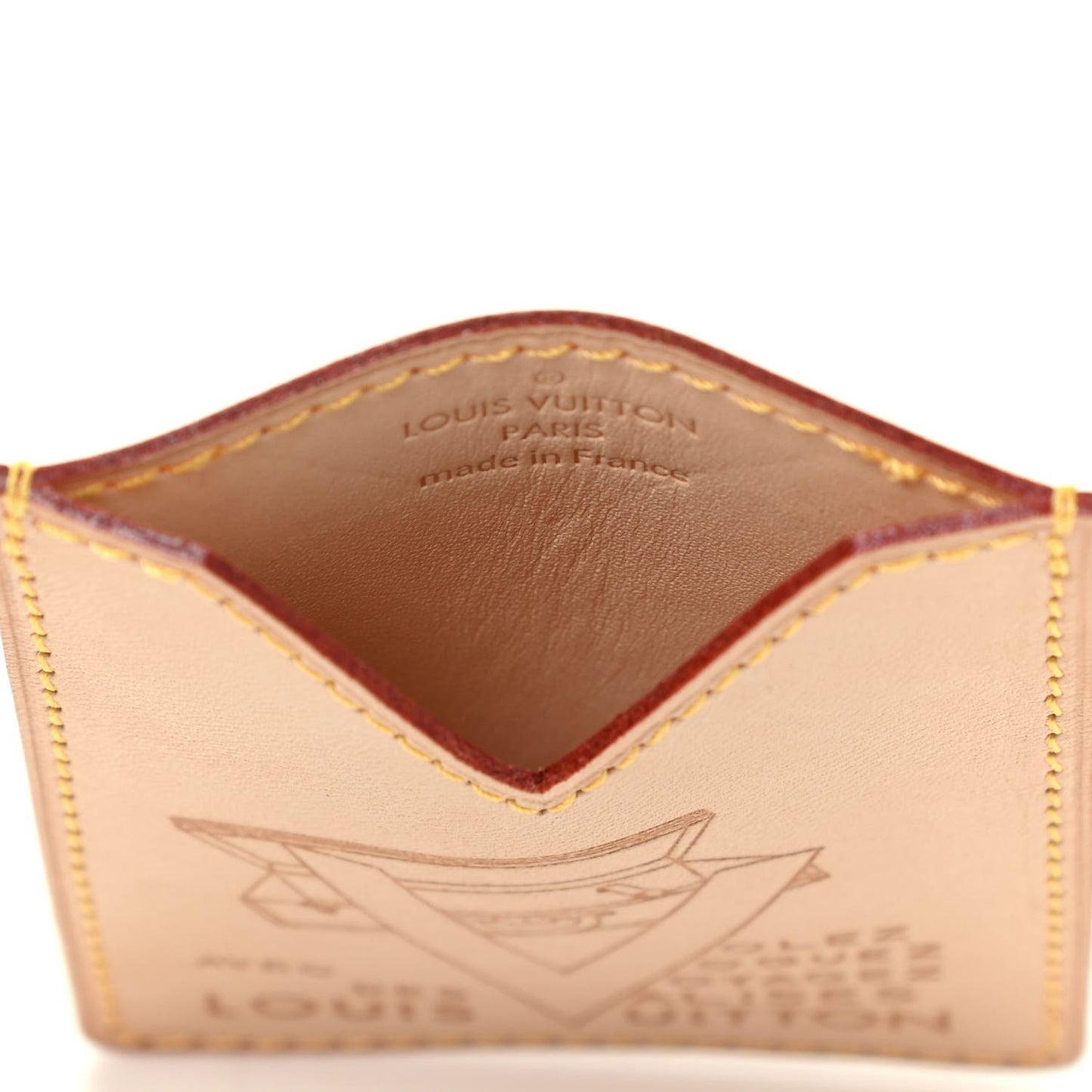 Vachetta Voyages Card Holder