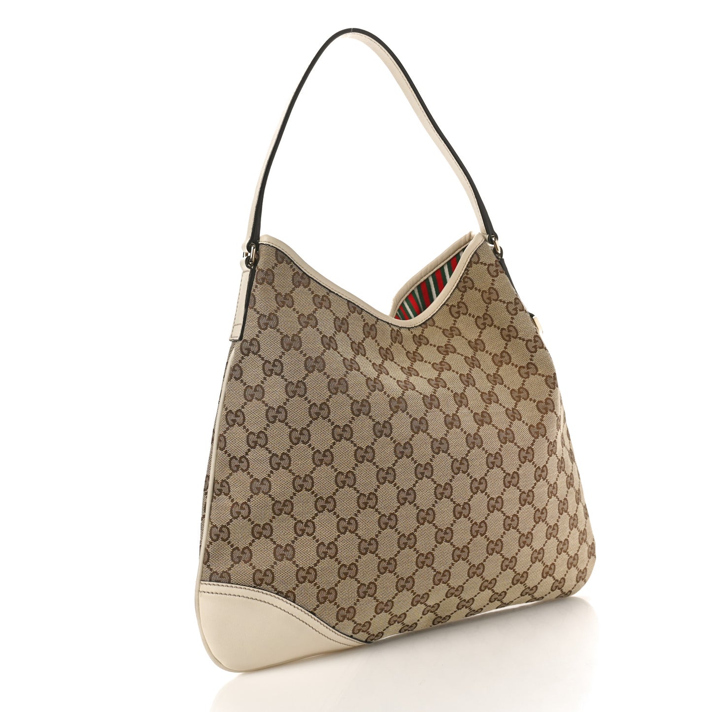 Monogram Medium New Britt Hobo Off White