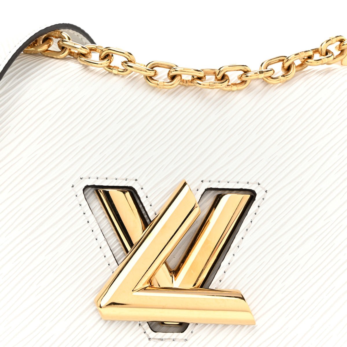 Louis Vuitton Epi Twist Shoulder Bag PM White 8 of 10