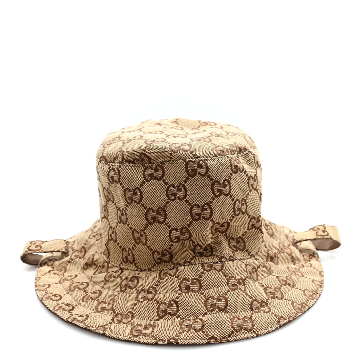 Gucci Canvas Monogram Reversible Bucket Hat L Brown 5 of 14