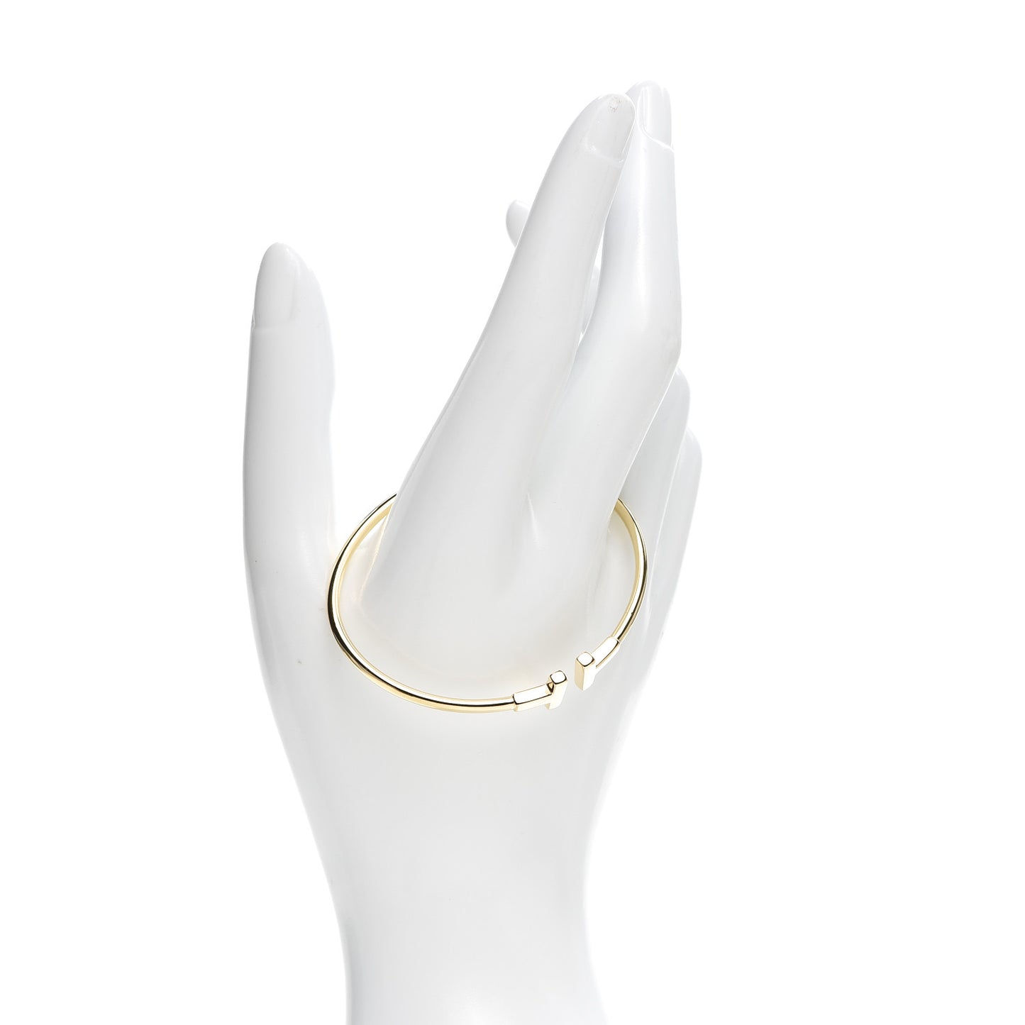 18K Yellow Gold T Wire Bracelet