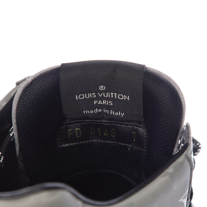 Louis Vuitton Monogram Titanium Mens Oberkampf Ankle Boots 7 6 of 9