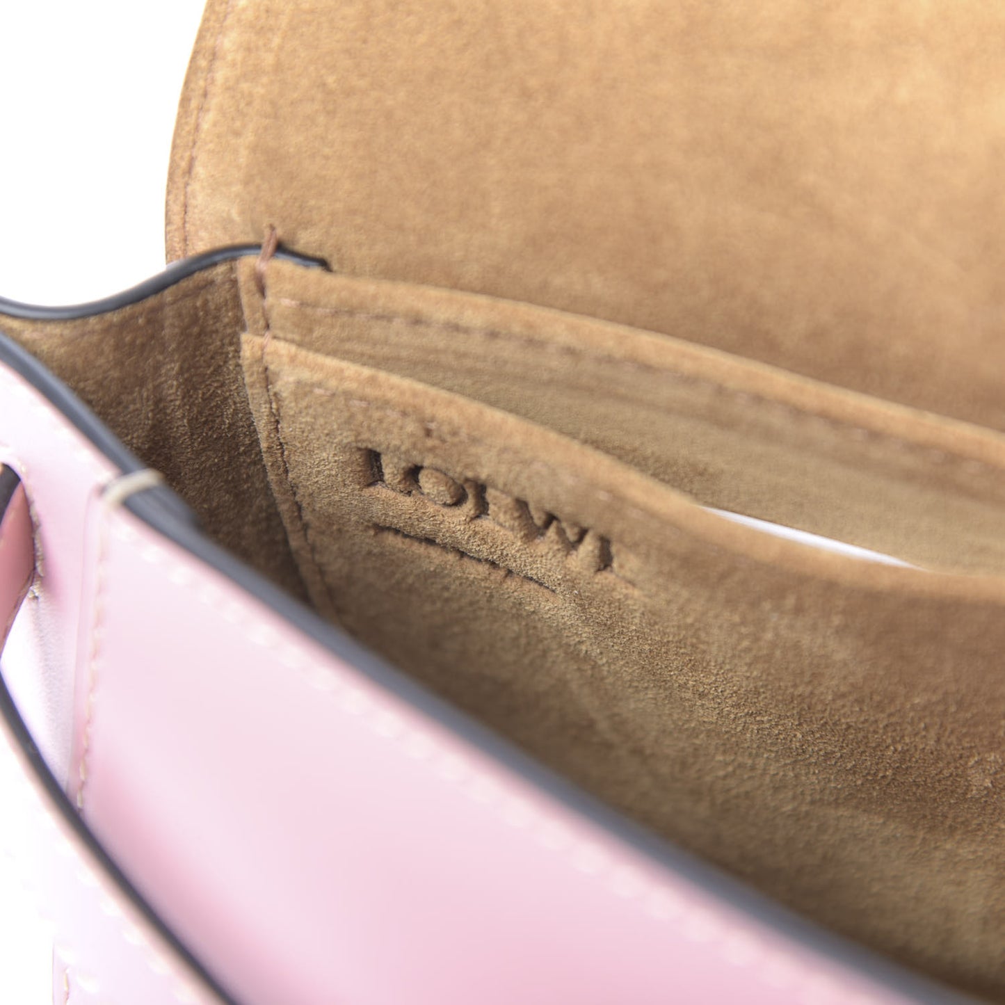 Calfskin Mini Gate Belt Bag Pastel Pink