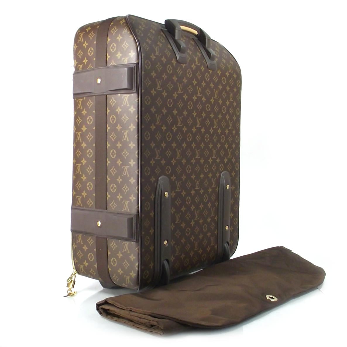 Monogram Pegase 70 Rolling Suitcase Luggage w Garment Bag