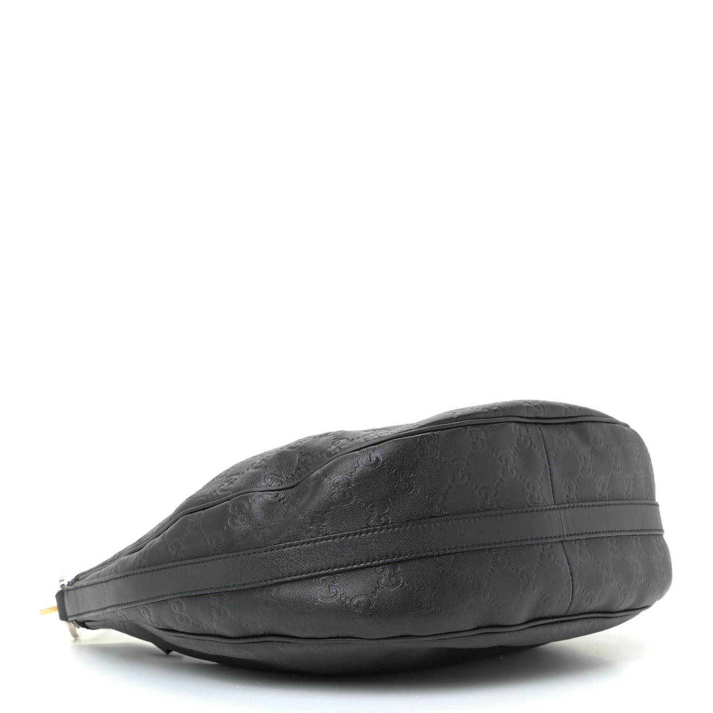 Guccissima Medium GG Twins Hobo Black