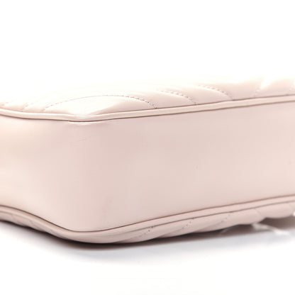 Saint Laurent Calfskin Matelasse Monogram Lou Camera Bag Washed Light Pink 6 of 20