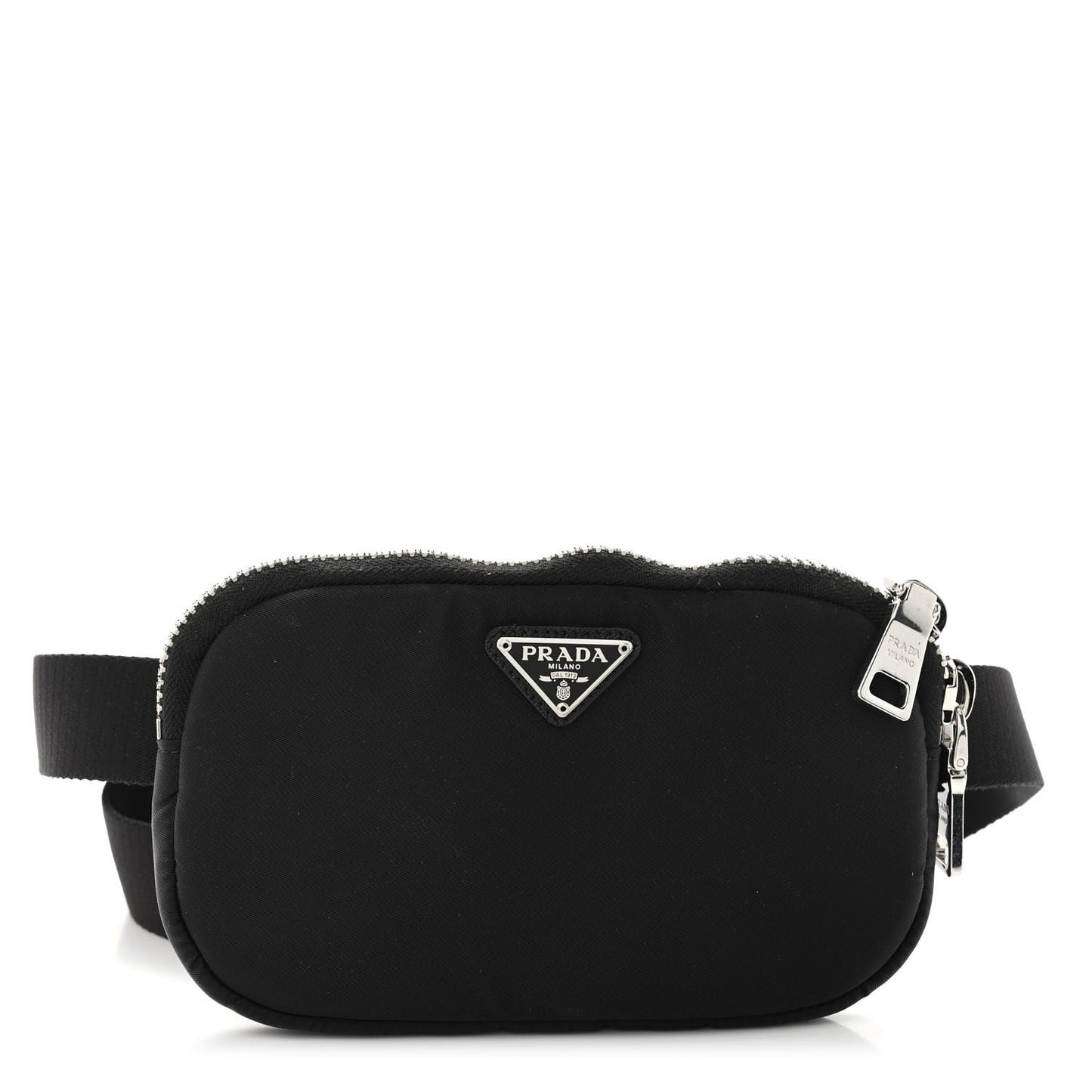 Nylon Saffiano Belt Bag Black