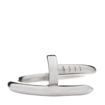 Cartier 18K White Gold Juste Un Clou Ring 53 6.5 1 of 7