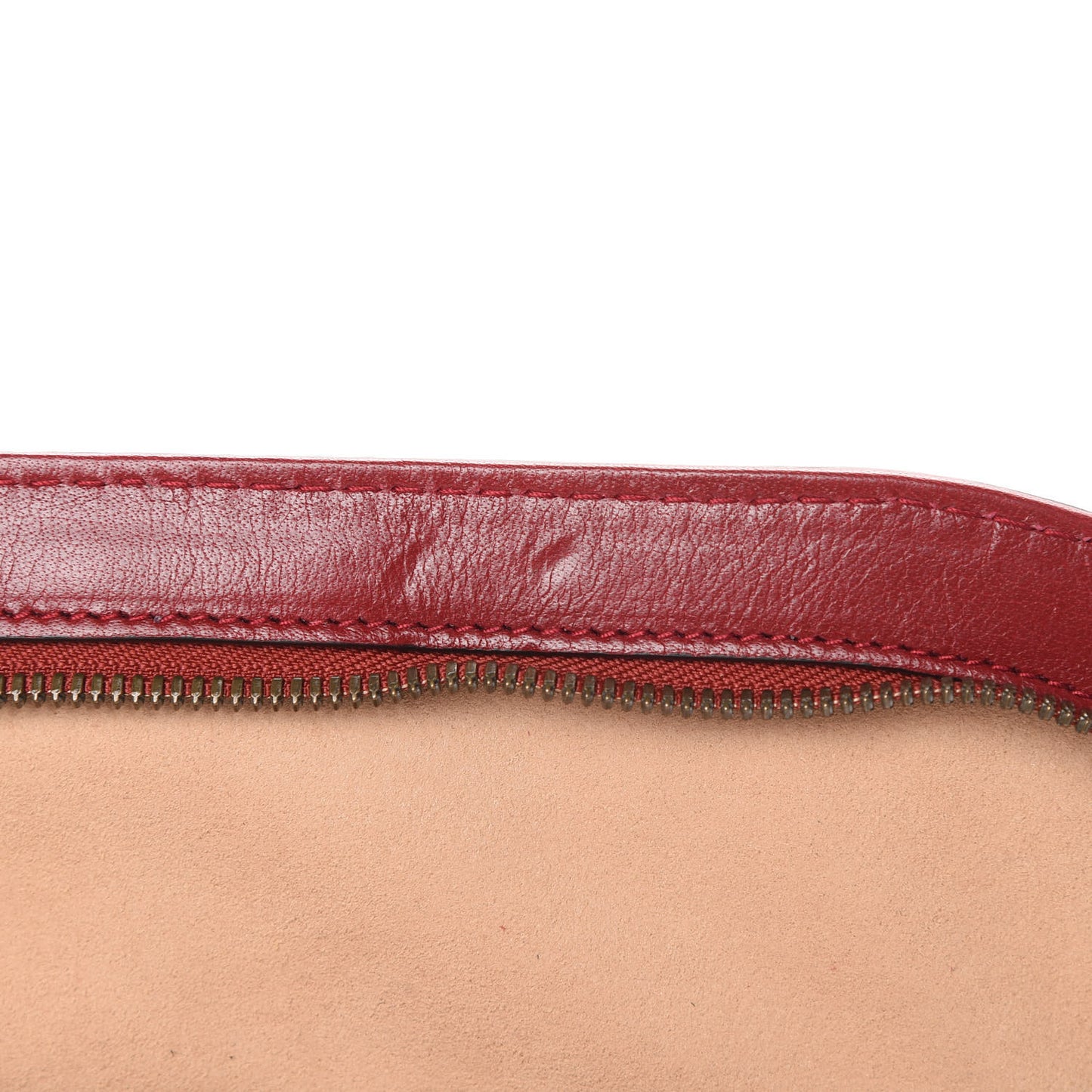 Calfskin Large Re(Belle) Top Handle Bag Red