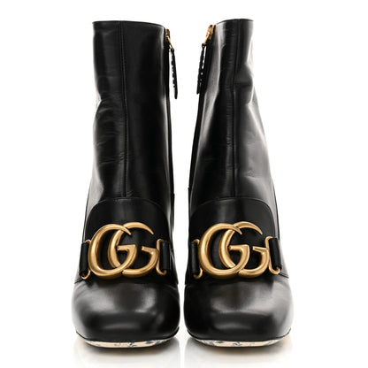 Gucci Malaga Kid GG Victoire 95mm Ankle Boots 36.5 Black 2 of 11