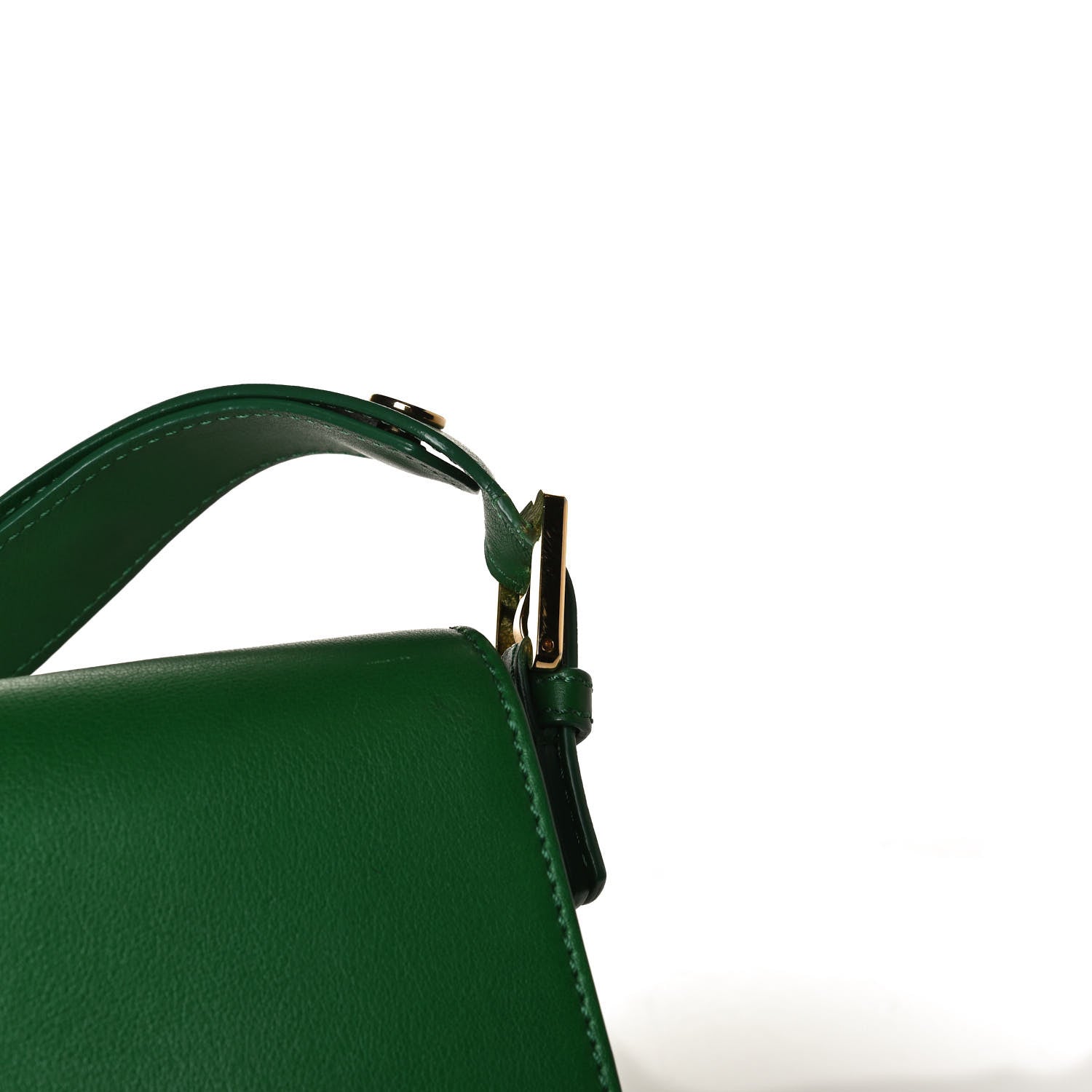 Fendi Vitello Dolce Shiny Nappa 3Baguette Shoulder Bag Green 16 of 18