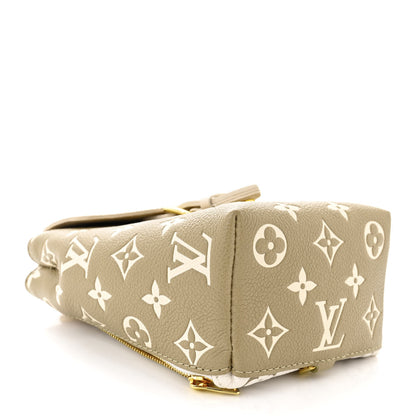 Louis Vuitton Empreinte Monogram Spring in the City Tiny Backpack Kaki Beige Cream 4 of 9