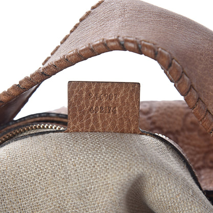 Gucci Guccissima Old Libeccio Medium New Jackie Hobo Old Naturale 7 of 11