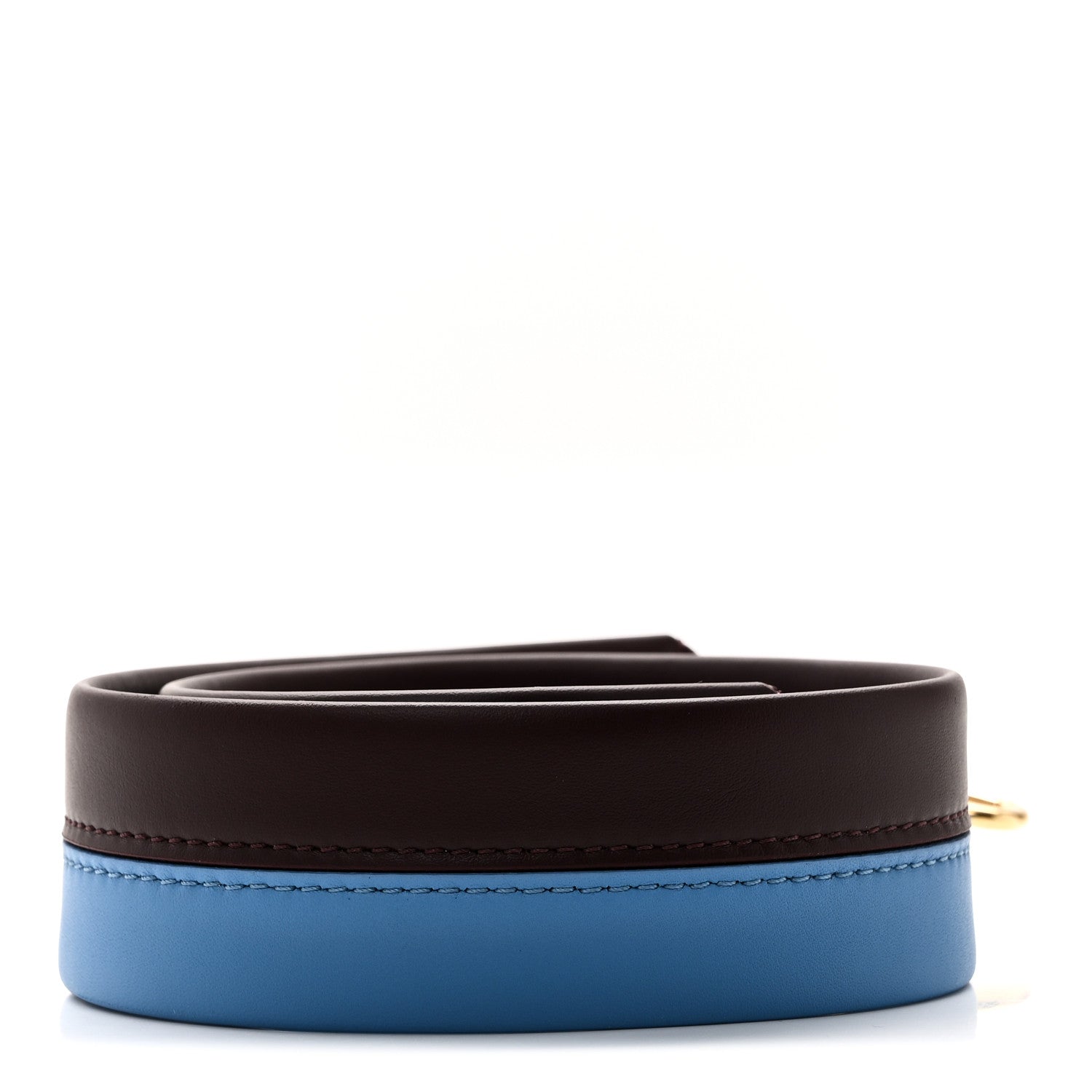 Louis Vuitton Calfskin Cluny MM Shoulder Strap Blue Glacial 2 of 4