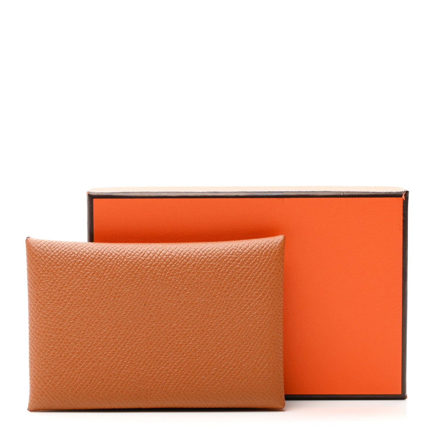 Hermes Epsom Calvi Card Case Gold 7 of 7