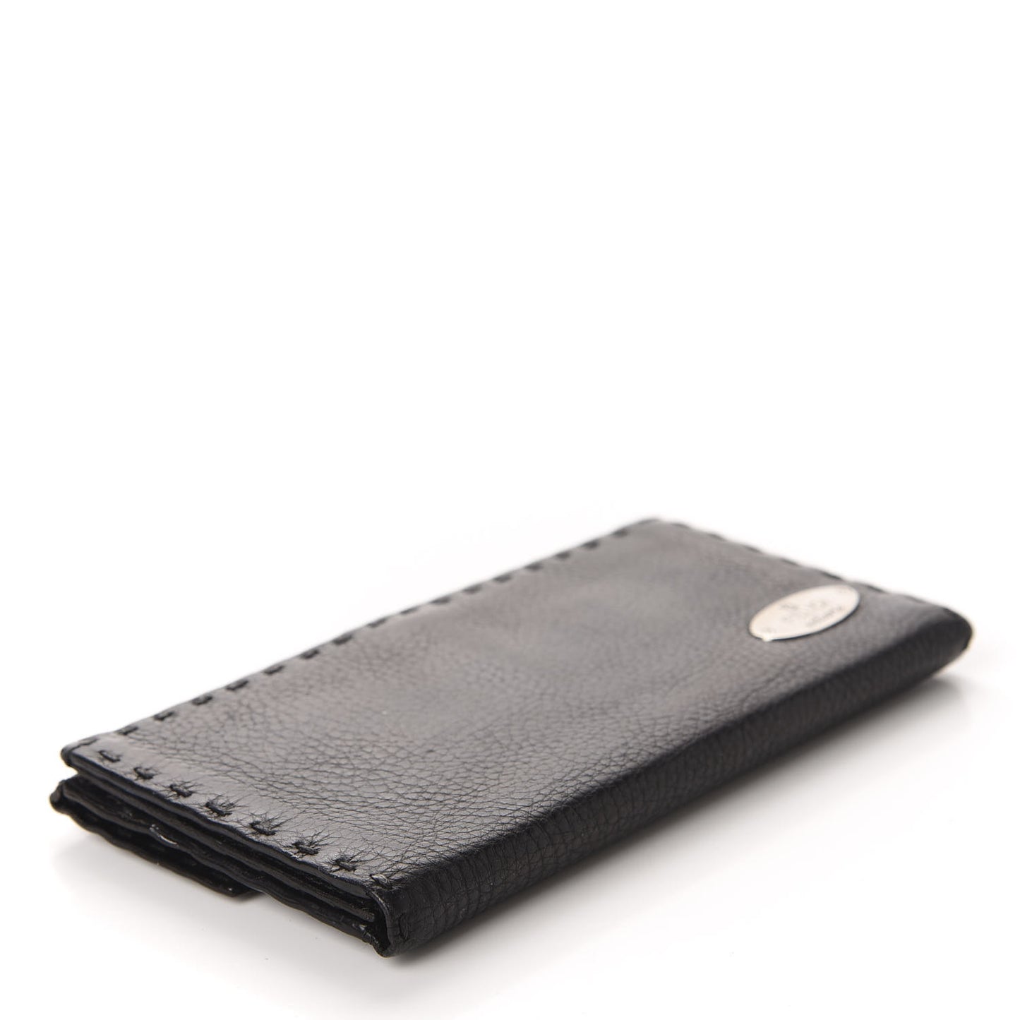 Calfskin Romano Selleria Continental Wallet Brown