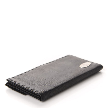 Fendi Calfskin Romano Selleria Continental Wallet Brown 4 of 8
