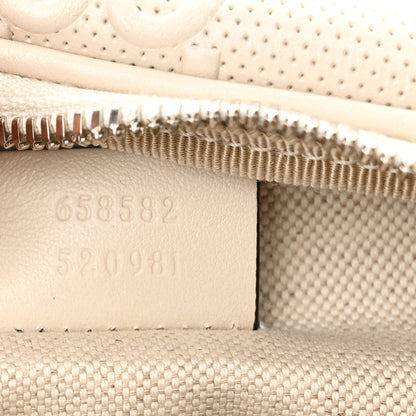 Gucci Calfskin GG Tennis Embossed Belt Bag Mystic White 7 of 10