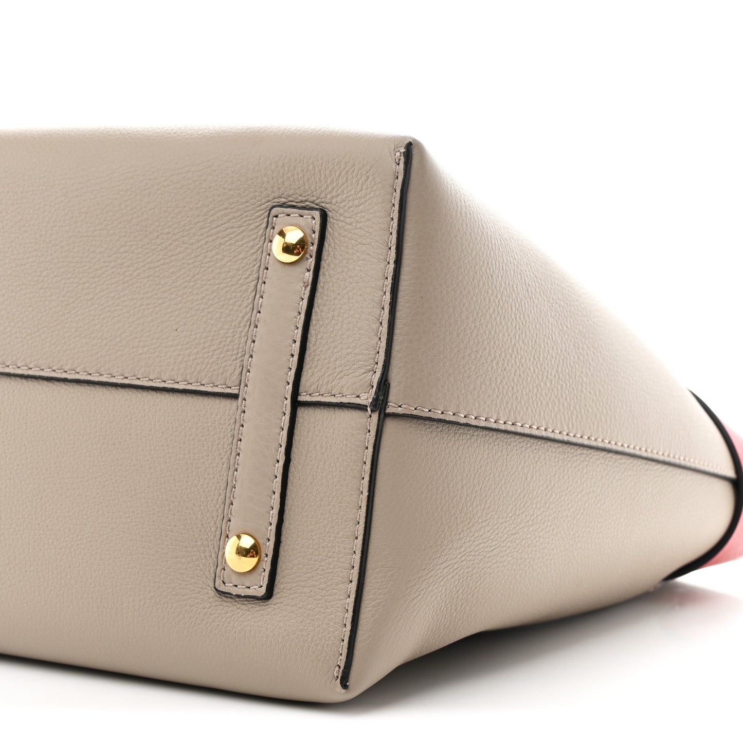 Marais Calfskin Medium Belt Bag Mineral Grey Bright Military Red