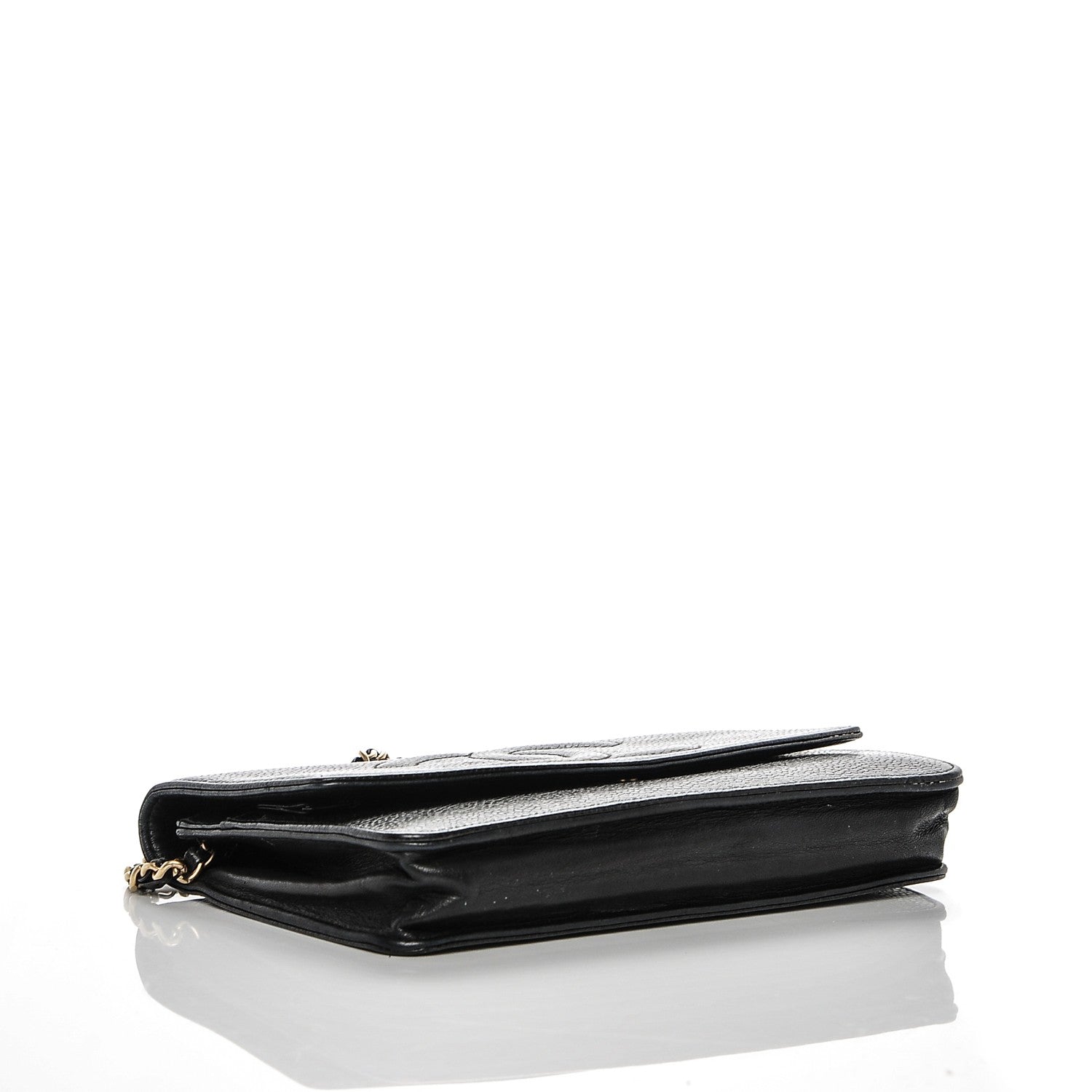 Chanel Caviar Timeless CC Wallet On Chain WOC Black 4 of 7