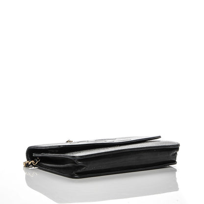 Chanel Caviar Timeless CC Wallet On Chain WOC Black 4 of 7
