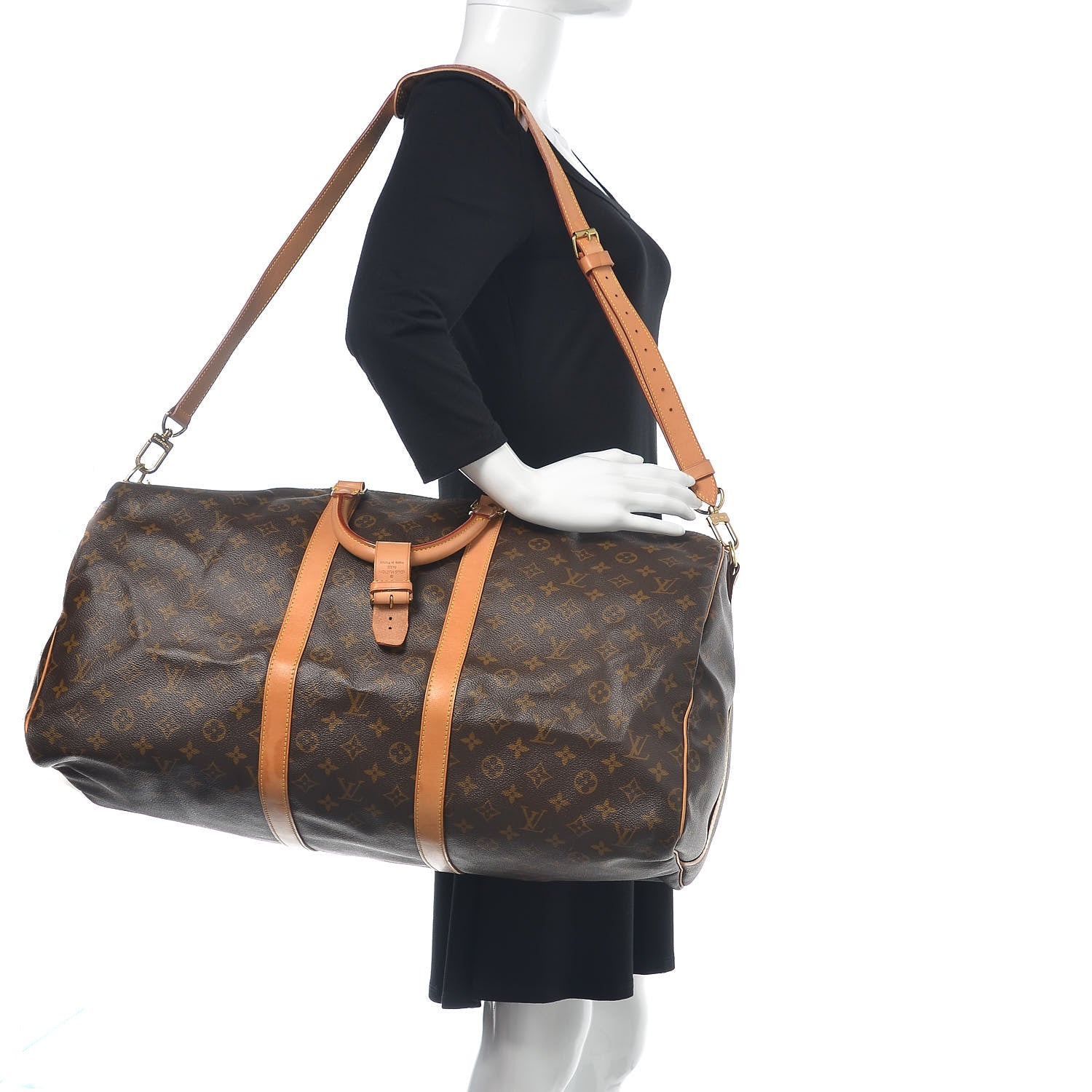 Louis Vuitton Monogram Keepall Bandouliere 55 2 of 20